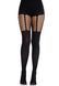 Еротичні колготки Leg Avenue Garter Illusion Tights with Net Detail One Size Black - фото товару