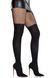 Еротичні колготки Leg Avenue Garter Illusion Tights with Net Detail One Size Black - фото товару