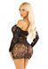 Платье Leg Avenue Seamless Off The Shoulder Mini Dress One Size Black
