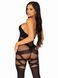 Бодистокинг Leg Avenue Illusion halter bodystocking One size Black - фото товара