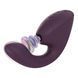Вакуумний кліторальний стимулятор з вібрацією Womanizer Next Duo Dark Purple фіолетовий - фото товару