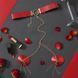 Украшение на соски пэстисы с чокером JSY Nipple Sticker RT236114 Red - фото товара