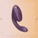 Вакуумний кліторальний стимулятор з вібрацією Womanizer Next Duo Dark Purple фіолетовий - фото товару
