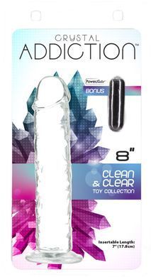 Фаллоимитатор ADDICTION Crystal Vertical Dong 8&rdquo; (20,3 см) - фото