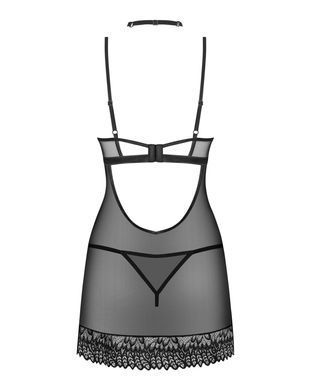 Сорочка та трусики Obsessive Donarella chemise & thong XS/S
