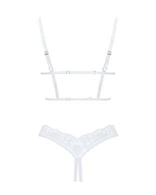 Эротический комплект Obsessive Heavenlly 2-pcs cupless set XL/2XL - фото