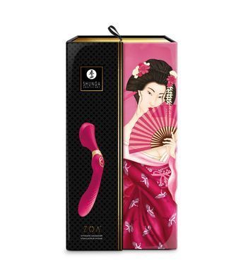 Вібратор для точки G Shunga - Zoa Intimate Massager Rasberry - фото