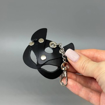 Брелок на карабіні для ключів Art of Sex Kitty чорний