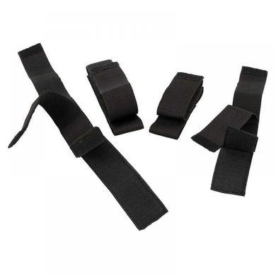 БДСМ набор для фиксации Bad Kitty arm and leg restraints черный - фото