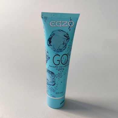Охолоджуюча гель-змазка EGZO "GO" з пролонгуючим ефектом (100 мл) - фото