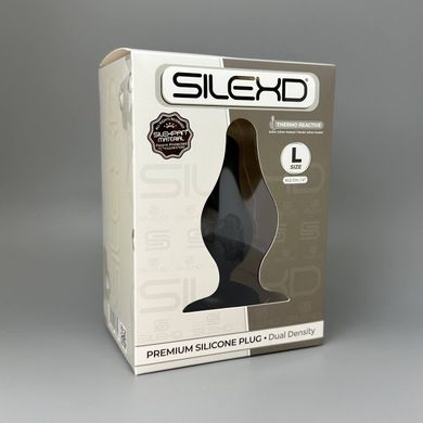 Анальная пробка SilexD Model 2 Black size L (4 см) - фото