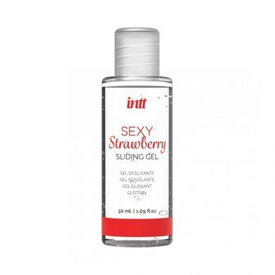 Набір трусики и лубрикант INTT BRAZILIAN PANTY RED S-XL