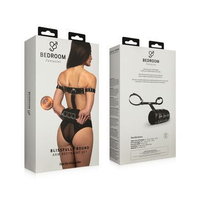 Фиксатор Bedroom Fantasies Blissfully Bound Arm Restraint Set Black - фото