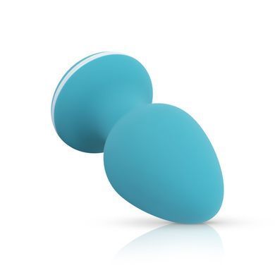 Анальна вібропробка Cala Azul Blanca Vibrating anal plug 4 см - фото