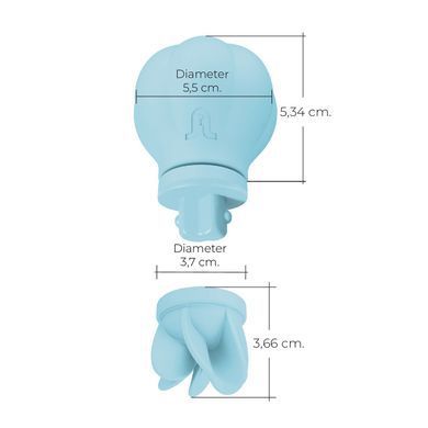 Кліторальний стимулятор Adrien Lastic Caress Blue - фото