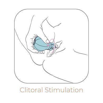 Кліторальний стимулятор Adrien Lastic Caress Blue - фото