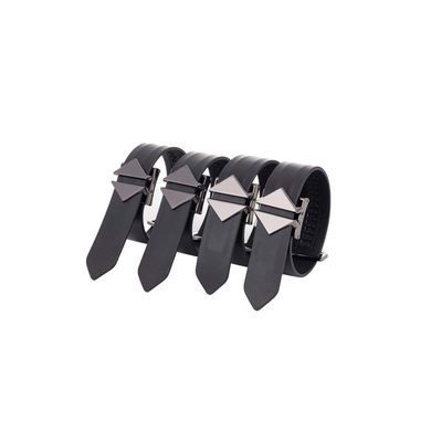 БДСМ набір для фіксації хрестовина LOCKINK Hogtie Set Black - фото