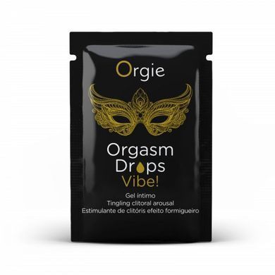 Саше клиторальные капли с вибрацией Orgie ORGASM DROPS VIBE (2 мл)