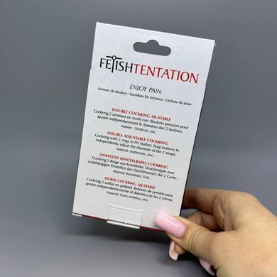 Ерекційне кільце Fetish Tentation Double Сockring - фото