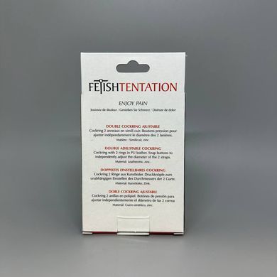 Ерекційне кільце Fetish Tentation Double Сockring - фото