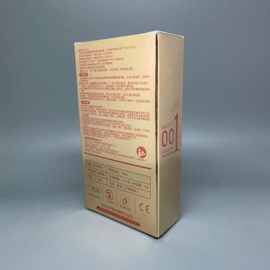 Презервативы Olo 0.01 ZERO GOLD Foil (10 шт) ультратонкие - фото