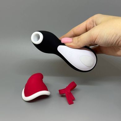 Satisfyer Penguin Holiday Edition - вакуумний стимулятор клітора новорічний - фото