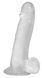 Фаллоимитатор ADDICTION Clear Dildo with Balls 8" (20,3 см) - фото товара