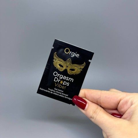 Саше клиторальные капли с вибрацией Orgie ORGASM DROPS VIBE (2 мл)