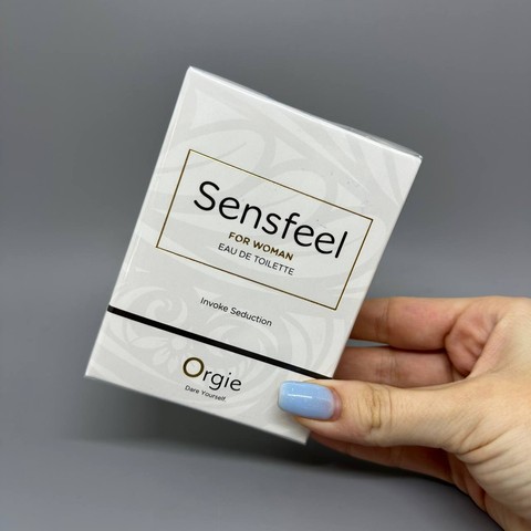 Туалетна вода жіноча з феромонами + афродизіак Orgie SENSFEEL 50 мл - фото