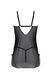 Прозора сорочка і трусики Passion DROSERA BODY black L/XL