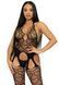 Бодистокинг Leg Avenue Net suspender bodystocking One size Black - фото товара