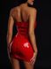 Плаття лаковане червоне "Спокусниця Марго" XL