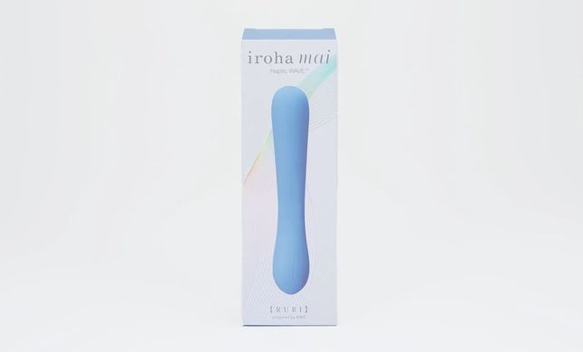IROHA MAI Rurii - музыкальный вибратор для точки G голубой - фото