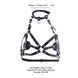 Портупея з натуральної шкіри LOCKINK SEVANDA Queen Chest Harness with Removable Bra