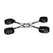 БДСМ набір для фіксації хрестовина LOCKINK Hogtie Set Black - фото товару