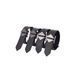 БДСМ набір для фіксації хрестовина LOCKINK Hogtie Set Black - фото товару
