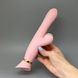Вакуумний вібратор-пульсатор ZALO ROSE RABBIT Thruster Pink - фото товару