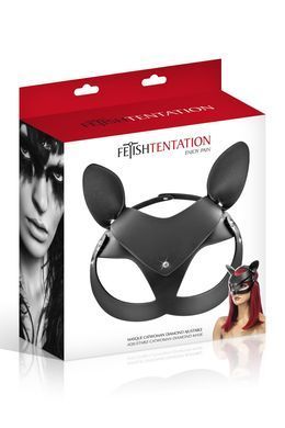 Маска кошки БДСМ Fetish Tentation Adjustable Catwoman Diamond Mask
