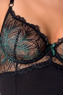 Корсет і трусики FLORIS CORSET black Passion Exclusive S/M