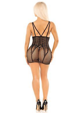 Сукня Leg Avenue Heart Net Mini Dress Black One Size