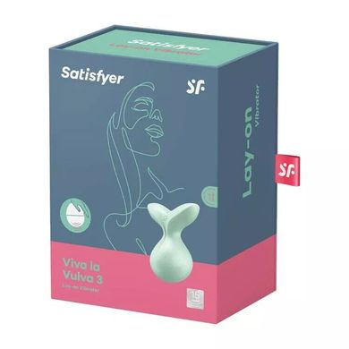Satisfyer Viva la Vulva 3 Mint - кліторальний стимулятор - фото