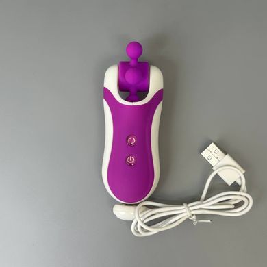 Імітатор орального сексу FeelzToys Clitella Oral Clitoral Stimulator Purple - фото