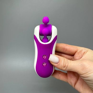 Імітатор орального сексу FeelzToys Clitella Oral Clitoral Stimulator Purple - фото