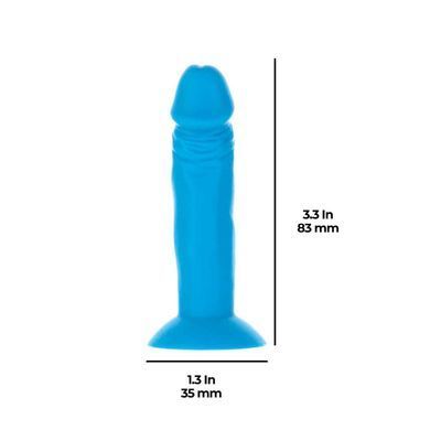 Набор фаллоимитаторов ADDICTION Silly Willy 3.3&rdquo; Silicone Dildo 3 цвета 12 шт. (8,3 см) - фото