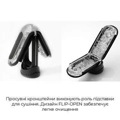 Мастурбатор Tenga Flip Zero Black черный - фото