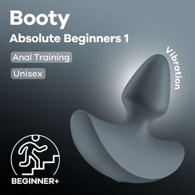 Анальна вібропробка 2,5 см Satisfyer Booty Absolute Beginners 1 - фото