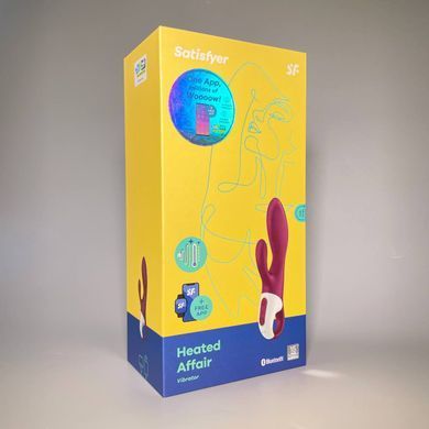 Satisfyer Heated Affair - смарт вибратор-кролик с подогревом - фото