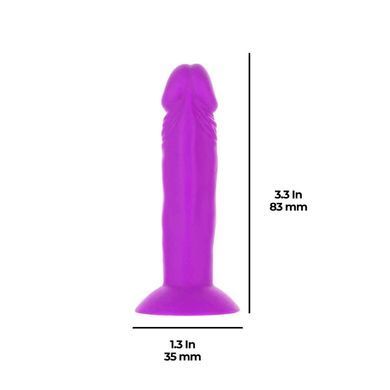 Набор фаллоимитаторов ADDICTION Silly Willy 3.3&rdquo; Silicone Dildo 3 цвета 12 шт. (8,3 см) - фото