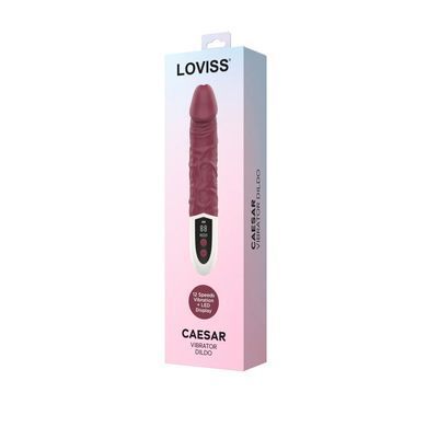 Реалистичный вибратор Loviss Caeser Vibrator Dildo - фото