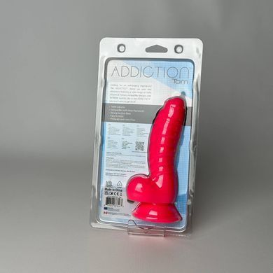 Фаллоимитатор ADDICTION Tom 7" Dildo With Balls Pink (17,8 см) - фото